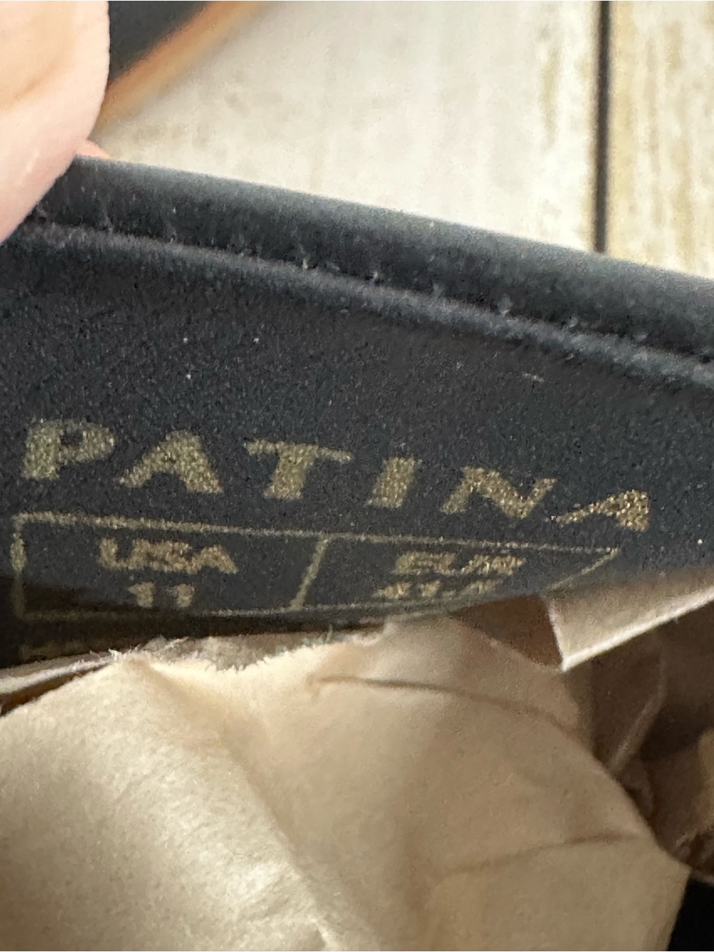 Women’s Patina Black Leather Mule 2.5 inch Heels - Picture 9 of 10